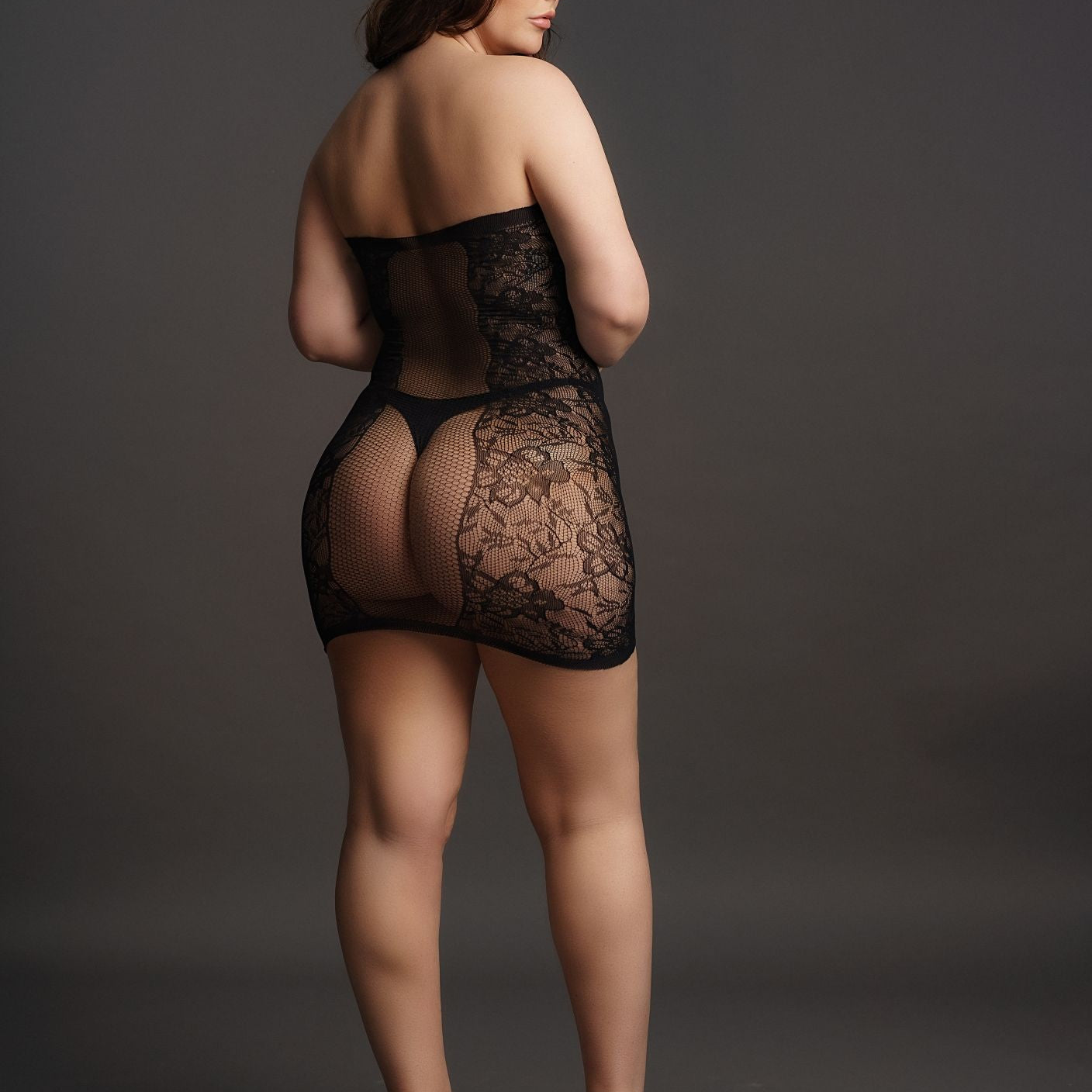 Strapless Mini Dress Curvy