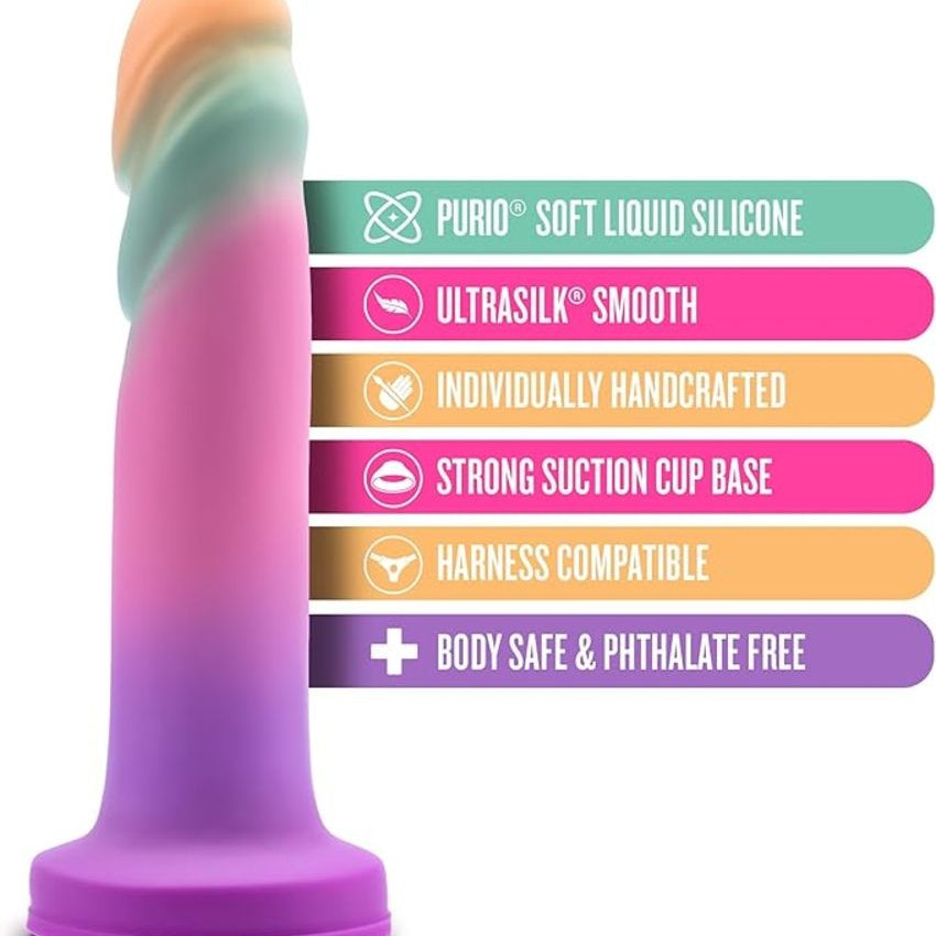 Blush Novelties - Avant Sunrise Gaze Sherbet Dildo - Various Colors