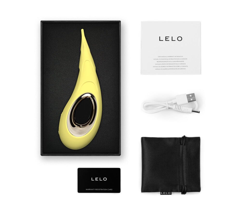 Vibrator clitoris Pinpoint Dot Cruise - Lelo - Lemon Sorbet