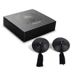 Accesorii burlesque pentru mameloane - Negru - Bijoux Indiscrets - ettoi.ro