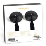 Accesorii burlesque pentru mameloane - Negru - Bijoux Indiscrets - ettoi.ro