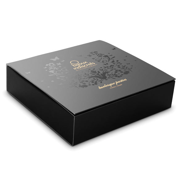 Accesorii burlesque pentru mameloane - Negru - Bijoux Indiscrets - ettoi.ro
