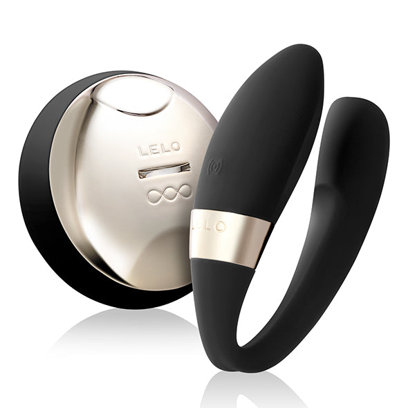 Vibrator Cuplu - Tiani 2 - Negru - Lelo - ettoi.ro