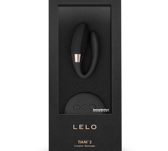 Vibrator Cuplu - Tiani 2 - Negru - Lelo - ettoi.ro
