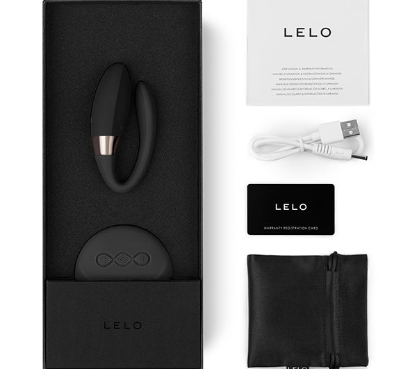 Vibrator Cuplu - Tiani 2 - Negru - Lelo - ettoi.ro