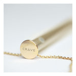 Vibrator Pandantiv - Vesper - Auriu - Crave - ettoi.ro