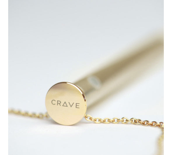 Vibrator Pandantiv - Vesper - Auriu - Crave - ettoi.ro