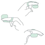 Vibrator Deget - Fin Finger - Jade - Dame Products - ettoi.ro