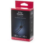 Inel ajustabil pentru penis - Negru - Fifty Shades of Grey - ettoi.ro