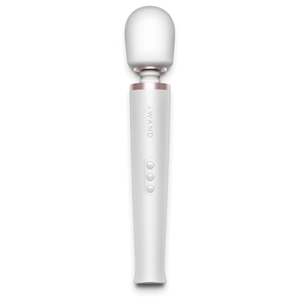 Vibrator Reincarcabil - Alb Perlat - Le Wand - ettoi.ro