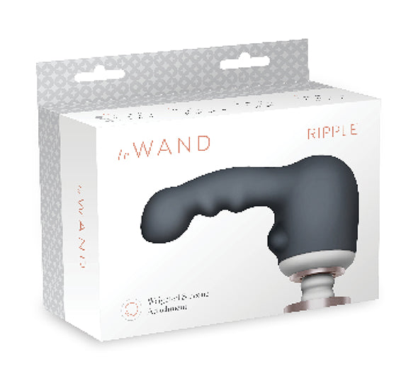 Atașament din silicon Ripple Weighted pentru vibrator - Le Wand - ettoi.ro