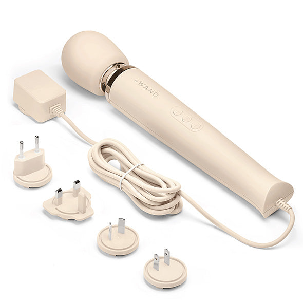 Vibrator Puternic Plug-in - Bej - Le wand - ettoi.ro