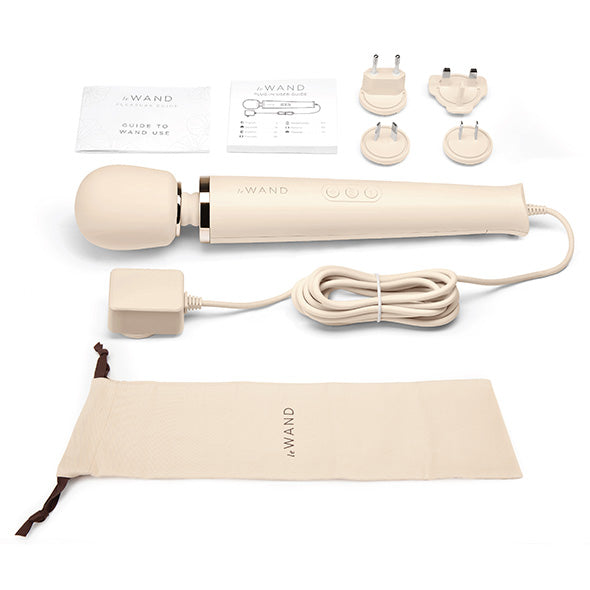 Vibrator Puternic Plug-in - Bej - Le wand - ettoi.ro