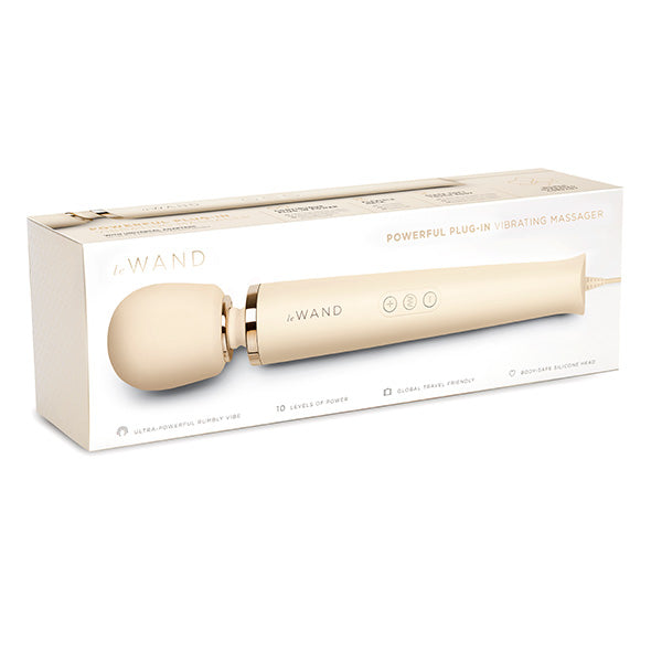 Vibrator Puternic Plug-in - Bej - Le wand - ettoi.ro
