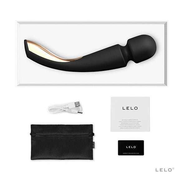 Vibrator - Smart Wand 2 Massager Medium - Black - Lelo - ettoi.ro