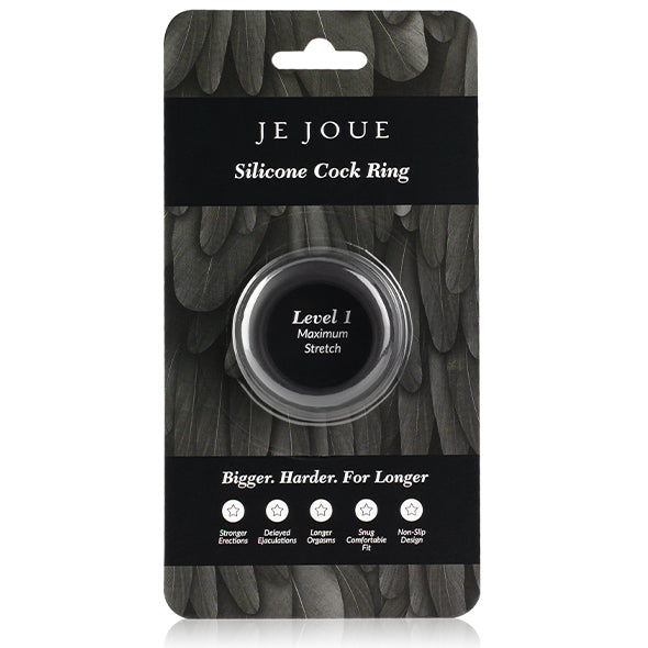 Inel de silicon pentru penis - Negru - Je Joue - ettoi.ro